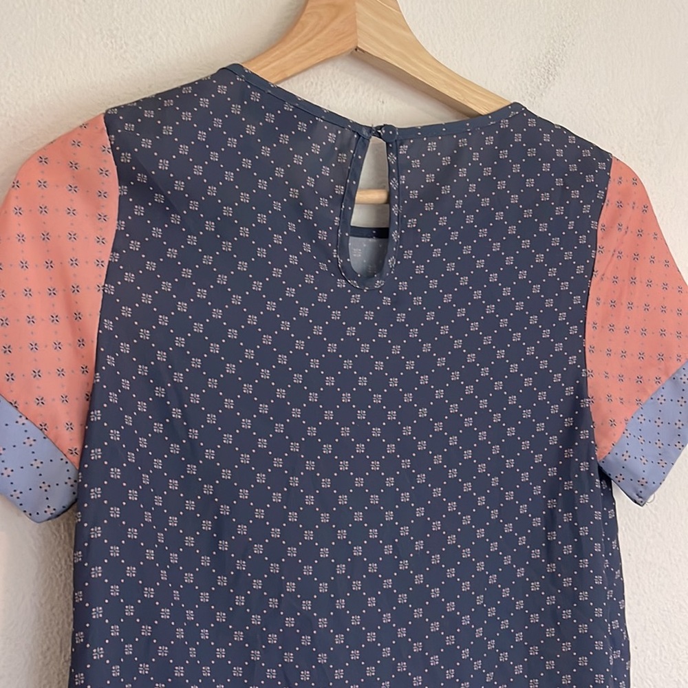 ModCloth colorblock print blouse - Picture 3 of 7
